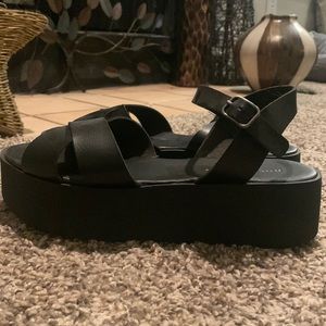 Black sandals